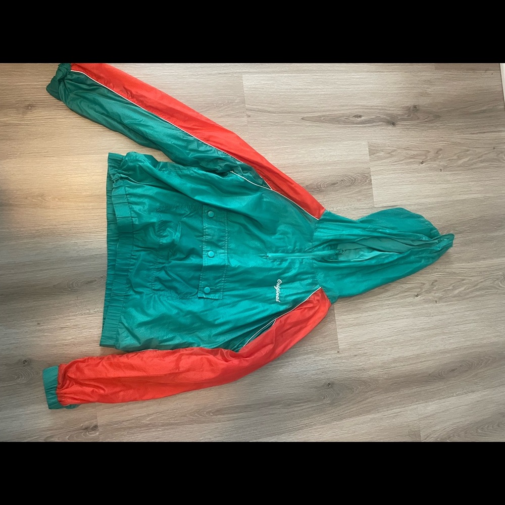 quarter zip wind breaker